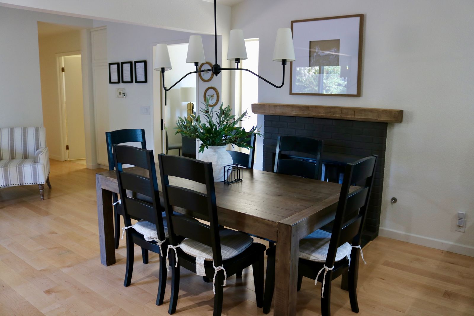 Family-style dining room set for a shared meal