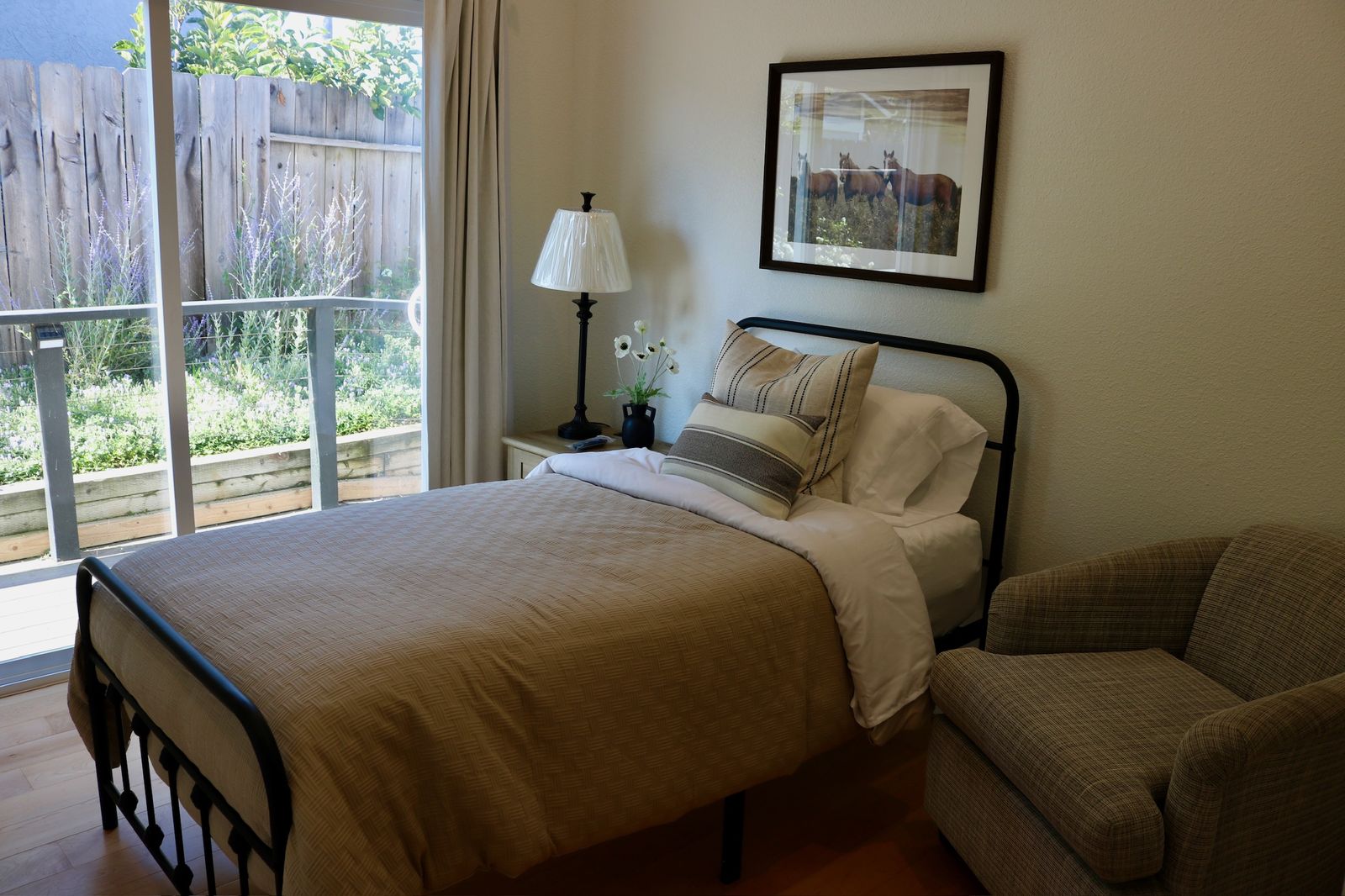 Outdoor view from private resident room two